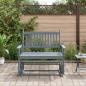 Preview: Schaukelbank Grau 118x70x104,5 cm Massivholz Pappel