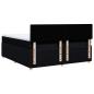 Preview: Boxspringbett mit Matratze Schwarz 180x200 cm Stoff