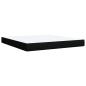Preview: Boxspringbett mit Matratze Schwarz 180x200 cm Stoff