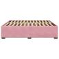 Preview: Bettgestell Rosa 180x200 cm Samt