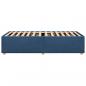 Preview: Bettgestell Blau 90x200 cm Stoff