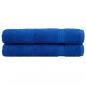 Preview: ARDEBO.de - Premium-Handtücher SOLUND 2 Stk. Blau 100x200 cm 600 g/m²