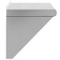 Preview: Wandregal 50x30x31 cm Silbern Edelstahl