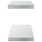 Preview: Wandregale 2 Stk. 100x23,5x3 cm Silbern Edelstahl
