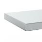 Preview: Wandregale 2 Stk. 100x23,5x3 cm Silbern Edelstahl
