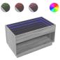 Preview: Couchtisch mit Infinity-LED Grau Sonoma 90x50x50 cm
