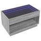 Preview: Couchtisch mit Infinity-LED Grau Sonoma 90x50x50 cm