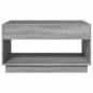Preview: Couchtisch mit Infinity-LED Grau Sonoma 90x50x50 cm