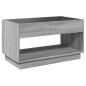 Preview: Couchtisch mit Infinity-LED Grau Sonoma 90x50x50 cm