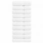 Preview: ARDEBO.de - Premium-Badetücher SOLUND 10 Stk. Weiß 100x150 cm 600 g/m²