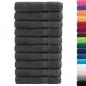 Preview: Premium-Handtücher SOLUND 10 Stk. Anthrazit 100x200 cm 600 g/m²