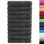 Preview: Premium-Handtücher SOLUND 10 Stk. Anthrazit 100x200 cm 600 g/m²