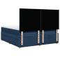 Preview: ARDEBO.de - Boxspringbett mit Matratze Blau 180x200 cm Stoff