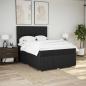Preview: Boxspringbett mit Matratze Schwarz 140x200 cm Stoff