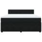 Preview: Boxspringbett mit Matratze Schwarz 180x200 cm Samt