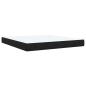 Preview: Boxspringbett mit Matratze Schwarz 180x200 cm Samt