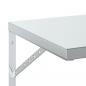 Preview: Wandregale 2 Stk. 100x40 cm Silbern Edelstahl