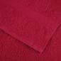 Preview: Premium-Saunatücher SOLUND 2 Stk. Rot 80x200 cm 600 g/m²