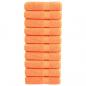 Preview: ARDEBO.de - Premium-Duschtücher SOLUND 10 Stk. Orange 70x140 cm 600 g/m²