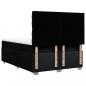 Preview: Boxspringbett mit Matratze Schwarz 140x200 cm Stoff