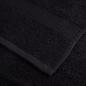 Preview: 8 tlg. Premium-Handtuch-Set SOLUND Schwarz 600 g/m²