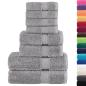Preview: 8 tlg. Premium-Handtuch-Set SOLUND Grau 600 g/m²