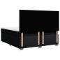 Preview: Boxspringbett mit Matratze Schwarz 180x200 cm Stoff