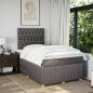 Preview: Boxspringbett mit Matratze Taupe 120x200 cm Stoff