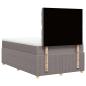Preview: Boxspringbett mit Matratze Taupe 120x200 cm Stoff