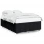 Preview: Bettgestell ohne Matratze Schwarz 160x200 cm Stoff