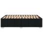 Preview: Bettgestell ohne Matratze Schwarz 160x200 cm Stoff