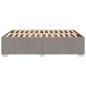 Preview: Bettgestell ohne Matratze Taupe 140x200 cm Stoff
