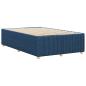 Preview: Bettgestell Blau 120x190 cm Stoff
