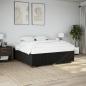Preview: ARDEBO.de - Bettgestell ohne Matratze Schwarz 180x200 cm Stoff