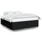 Preview: Bettgestell ohne Matratze Schwarz 180x200 cm Stoff