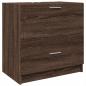 Preview: Waschbeckenunterschrank Braun Eichen-Optik 59x37x59 cm