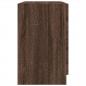 Preview: Waschbeckenunterschrank Braun Eichen-Optik 59x37x59 cm