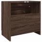 Preview: Waschbeckenunterschrank Braun Eichen-Optik 59x37x59 cm
