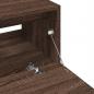 Preview: Waschbeckenunterschrank Braun Eichen-Optik 59x37x59 cm