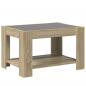 Preview: LED-Couchtisch Sonoma Eiche 73x53x45 cm Holzwerkstoff