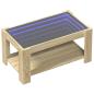 Preview: LED-Couchtisch Sonoma Eiche 93x53x45 cm Holzwerkstoff