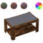 Preview: LED-Couchtisch Räuchereiche 93x53x45 cm Holzwerkstoff