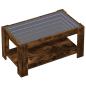 Preview: LED-Couchtisch Räuchereiche 93x53x45 cm Holzwerkstoff