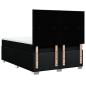 Preview: Boxspringbett mit Matratze Schwarz 160x200 cm Stoff