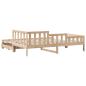 Preview: Tagesbett Ausziehbar mit Schubladen ohne Matratze 90x190 cm