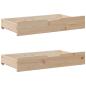 Preview: Tagesbett Ausziehbar mit Schubladen ohne Matratze 90x200 cm