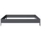 Preview: Hochbeet Anthrazit 100x100x18,5 cm Stahl