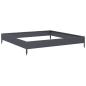 Preview: Hochbeet Anthrazit 100x100x18,5 cm Stahl