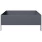Preview: Hochbeet Anthrazit 100x100x25 cm Stahl