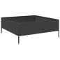 Preview: Hochbeet Schwarz 100x100x25 cm Stahl